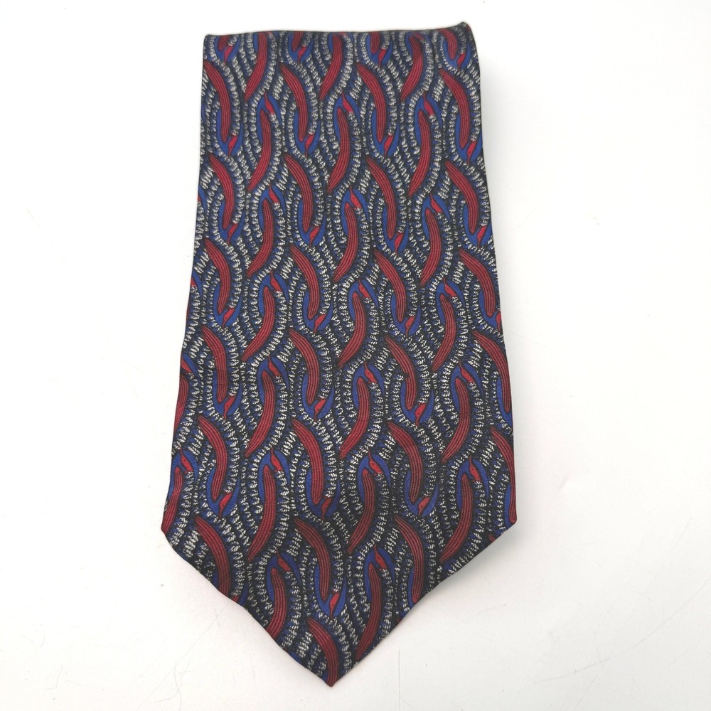 Vintage‎ Ron Chereskin Necktie Mens OS Abstract Geometric Silk Maximalist Indie